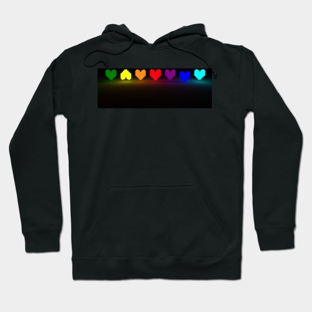 The Seven Souls - Undertale Hoodie by tylwerrt